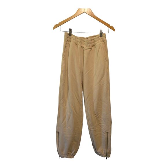 ELAN Solid Beige Drawstring Joggers Pants SIZE M Medium - Picture 2 of 6